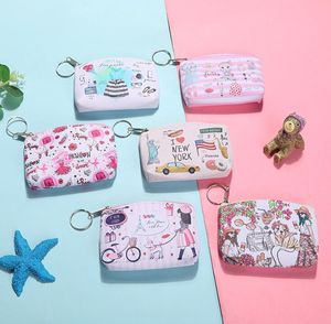 Kinderen Creative Coin Portemonnee Portemonnee Dame PU Bag Cartoon Mode Keys Tas Meisjes Mini Portemonnees Vrouwen Handtas