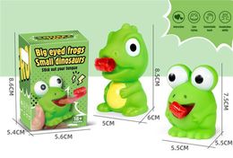 Kinderen Creatief decompressie fidget speelgoed knijpkikker dinosaurus tong uitsteekt stress speelgoed kerstcadeaus voor kinderen met retailverpakking