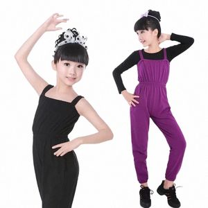 Enfants Danse Salopette Enfants Ballet Gymnastique Cott Sport Pantalon pour Filles Formation Cothes Costume De Danse Chinoise U3c5 #