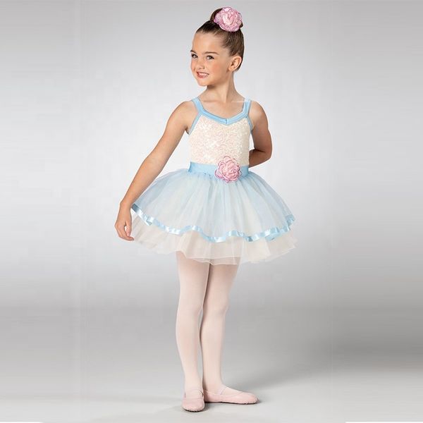 Disfraces de ballet de danza infantil Dispersión de entrenamiento de niñas personalizadas Desgaste de rodilla