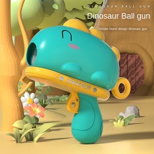 Enfants dinosaure jouet pistolets éjection balle collante jeu de fléchettes plaque cible enfants en plein air dessin animé amusant sport jeux de tir pistolet jouets