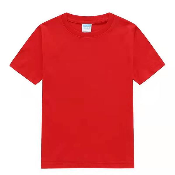 Niños camiseta de bricolaje para jóvenes, niños, niñas, camiseta de verano lisa, impresión personalizada, bordado, logotipo, son bienvenidos, azul marino, negro, gris, blanco, rojo, verde, color sólido.