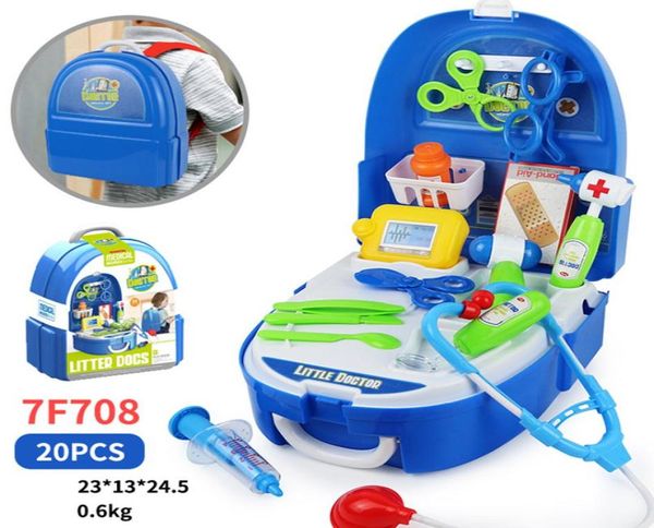 Enfants Docotr hôpital semblant jeu de rôle maison jouet 3 en 1 Match d'échecs enfant classique éducatif Toys4224557