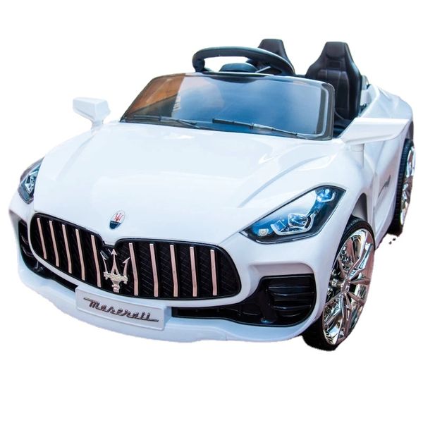 Voiture électrique pour enfants peut s'asseoir sur des jouets enfants Double porte voiture télécommandée 1-6 ans cadeaux d'anniversaire