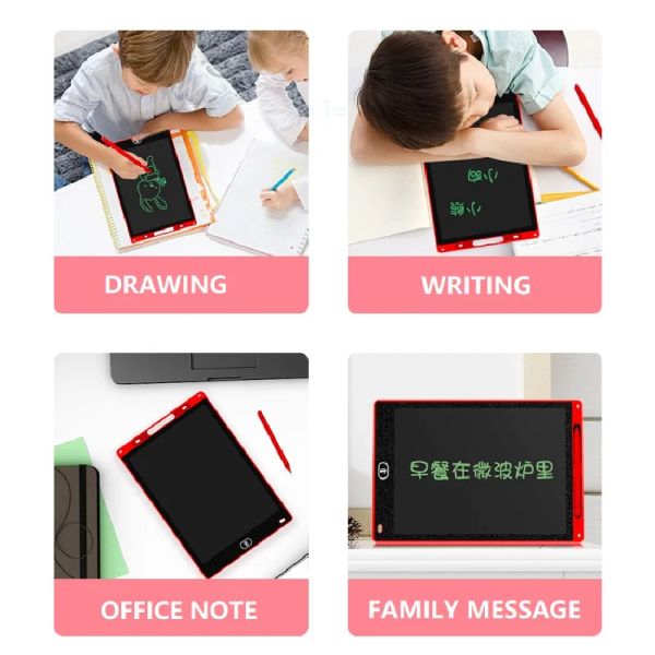 Niños el tablero de dibujo electrónico pantalla LCD para niños escribiendo tableta Pintura de color digital almohadilla de escritura a mano Tableta 10/12 