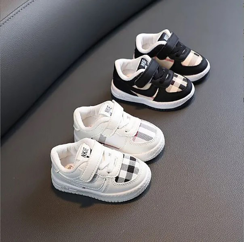 Barn första vandrare tjej barn pojke sneakers bomull mjuk söt spädbarn småbarn baby nyfödda skor