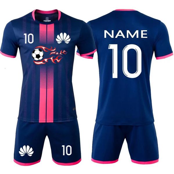 Niños Jerseys de fútbol Hombres Niños Conjuntos de ropa Mujeres Kid Survetement Uniformes de fútbol Kits deportivos Footbal Chándal Jersey 240305