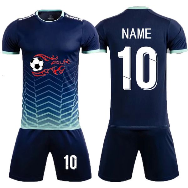 Maillots de football pour enfants Hommes Garçons Vêtements de football Ensembles à manches courtes Filles Uniformes de football Adulte Enfants Maillot de football Survêtement 240307