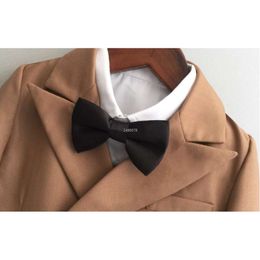 Enfants Blazer Giff Pantalon Bowtie Photo Dress Baby Baby Baby Boys Tapis d'anniversaire 1 an Costume de fête de mariage