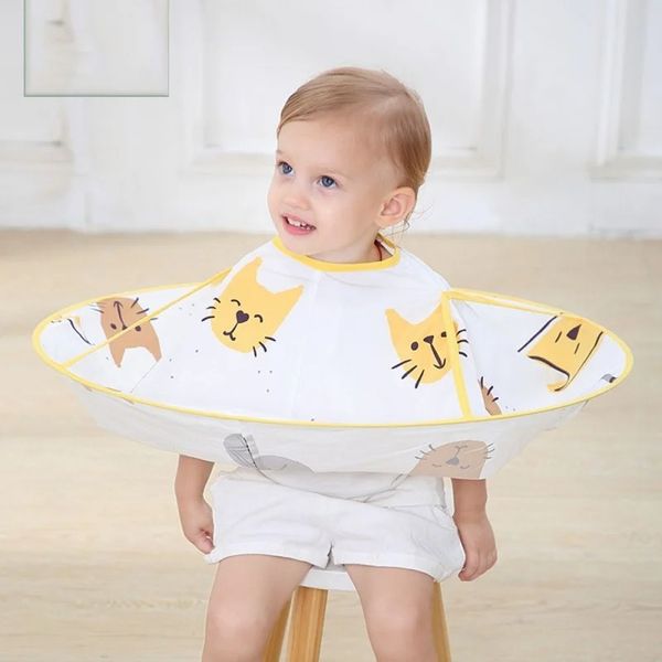 Enfants Haircut Bib Household Nastick Hair Coupte Artefact Tissu Baby Rasage Coiffure Coiffure Cape Cape Cape Cappers