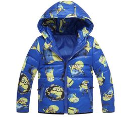 Enfants vestes Minions garçons fille hiver taboure