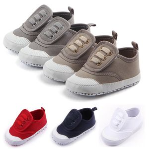 Kinderen kinderen meisjes jongens canvas schoenen niet-slip eerste wandelaars bebes babyschoenen peuters 0-18m 86