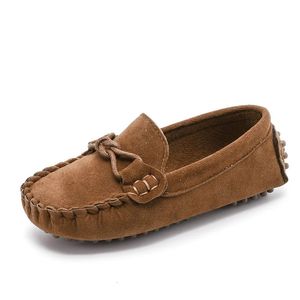 Kinderen loafers schoenen jongens platte sneakers baby kinderen casual peuter meisjes ademende slipon soft bottom solide color 240423