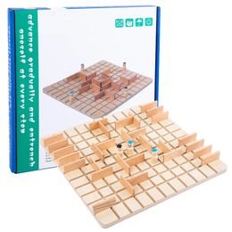 Kinderen logisch denken Games houten schaakspeelgoed ouder-kind interactieve bordspellen educatief speelgoed voor kinderen hersentraining 240514