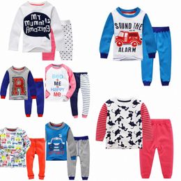 Kinderen lange mouw pullover t-shirt en broek set ontwerper peuter baby jongens meisjes kinderen sweatshirt jeugdkleding jeugdkleding sets p19i#