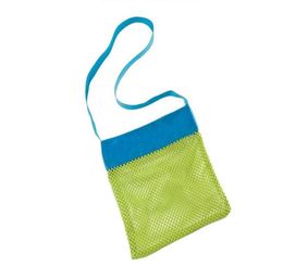 Sac de coquille de maille d'enfants sac fourre-tout de coquille de coquillage de plage d'été sacs de rangement pratiques filet de coquille pochette de maille de plage SN4551866941