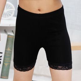 Kinderen Modale katoenen shorts 2020 Zomer mode kanten Korte leggings voor meisjes Veiligheidsbroek Baby Korte panty's 11 LL
