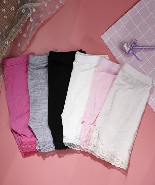 Niños pantalones cortos de algodón modales de algodón de moda Leggings cortos para niñas pantalones de seguridad para bebés pantalones de seguridad de niñas antilight sho6198032