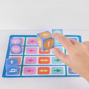 Enfants Montessori Wooden Puzz Puzzle Game Letter Empileing Toy Early Education Cognitive Puzzle Toy