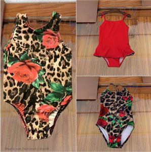 Kinderen één stuk zwemkleding babymeisjes kinderen ontwerper zwempak badpak schattig ruche kind zomer strand bikini zwemmen strandkleding