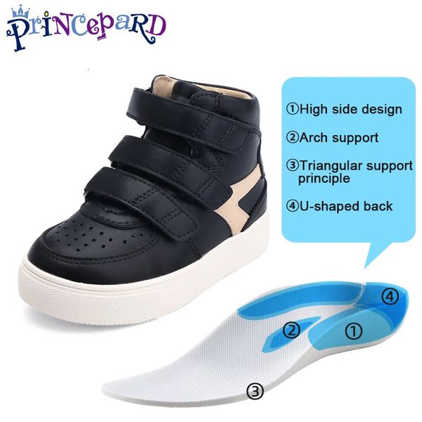 Enfants Chaussures décontractées orthopédiques pour enfants Toddler enfants Barefoot Support Souadeur correctives pour les semelles Rigid Traineranti-Slip 240511