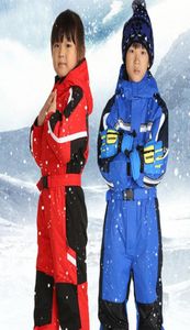 Vêtements d'extérieur pour enfants vestes de Ski chaudes épaissies enfants combinaison de Ski garçons filles vêtements ensembles hiver bébé barboteuses pour 27T8316588