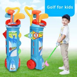 Enfants Parent-Child Practice Golf Ball Set Intérieur et Outdoor Sports Fitness Ball Ball Exercice d'exercice de golf pour enfants 240507