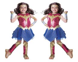 Costumes de performance pour enfants Costume de luxe pour enfant Dawn Of Justice Wonder Woman Costumes d'Halloween 7307594