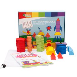 Kinderen kleuterschool leren geometrische tangrams game brain teaser educatief speelgoed houten vorm puzzel patroon blokken