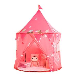 Enfants Princess Castle Kids Game Portable Playtent pour bébé intérieur en plein air Play House Toys Pink Tent