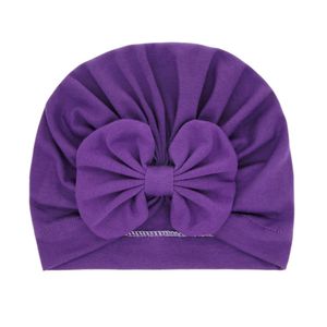 Enfants Imprimer Bébé Chapeau Enfants Bow Cap Nouveau-Né Filles Photographie Props Printemps Automne Modis Beanie Turban Infant Props H jllplx