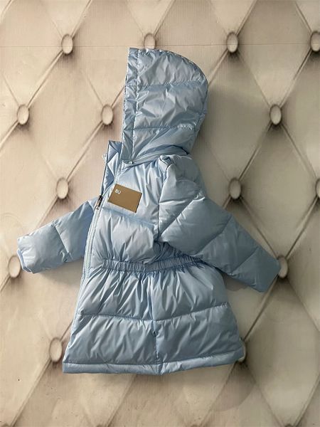 Los niños se hinchan hacia abajo abrigos acolchados diseñador de moda invierno cálido abrigo a prueba de viento chaquetas con capucha niñas niños chaqueta gruesa outwear ropa de bebé