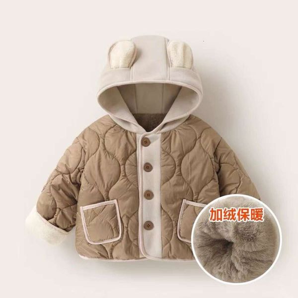 Vêtements d'automne et d'hiver pour enfants, veste en coton pour garçons coréens et vêtements d'extérieur chauds pour bébés et femmes, tendance, 2023