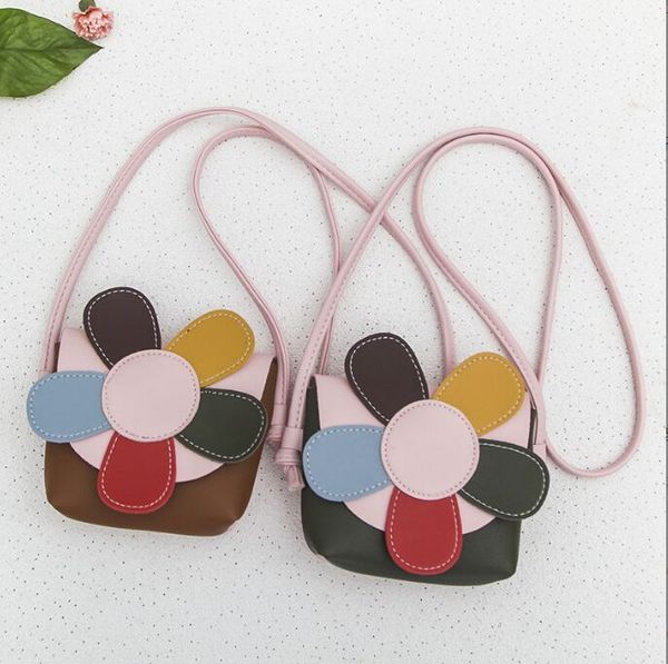 Accesorios para niños Bolso de hombro Bolso cruzado con cara sonriente de girasol bolso para bebé de color versátil