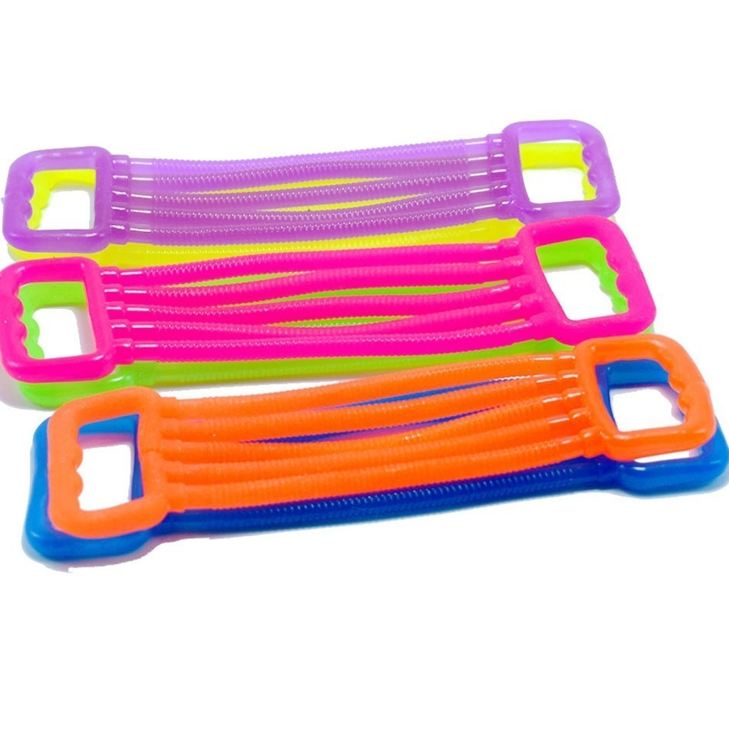 Children's arm stretcher kids Adjustable Stretch Chest Expander colorful elastic decompression toy sports workout fitness rope H31001