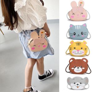 Kindertas 2020 Nieuwe Cute Cartoon Animal Children Cross-body Bag Westerse Stijl Kinderen Accessoires Tas Portemonnee Mini Cartoon Coin Portemonnees