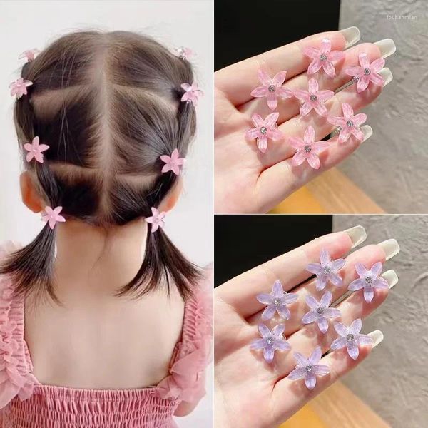 Boucle de cheveux tressée en forme de fleur pour enfants, MIni griffe, coiffure, Accessoires de mode