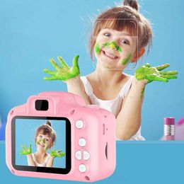 Kindercamera Waterdicht HD-scherm Camera Video Toy 8 Million Pixel Kids Cartoon Leuke Camera Outdoor Photography Kinderen LJ201105