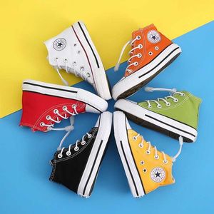 Chaussures d'étoiles en toile pour enfants Sneakers blancs hommes filles garçons 'Girls' High Top Dance Summer Summer Kids Shoe printemps automne