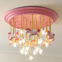 Kinderen Cartoon led Plafondlamp Woonkamer Slaapkamer Plafondlamp Nordic Netto Rode Armaturen Voor Studie Kleuterschool272m