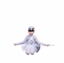 Costume pour enfants Femme Danse ethnique Dai Peacock Dancing Dr Performance Wear S1i0 #