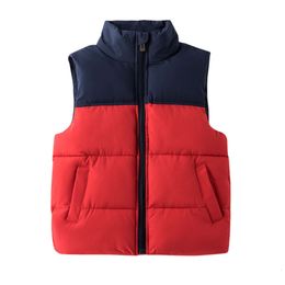 Katoenen kindervest Herfst en winter Verdikte en gemeubileerde warmtejas voor jongens en meisjes Kleuterschoolkleding