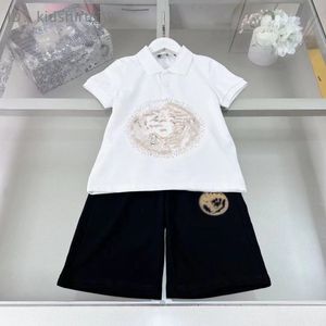 Kinderontwerper Summer Boys and Girls Sportswear Casual Letter T-Shirt Shorts Baby Set met meerdere stijlen