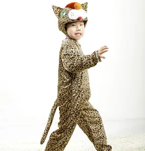 Drama pour enfants mignon petit animal couleur léopard de performance costumes