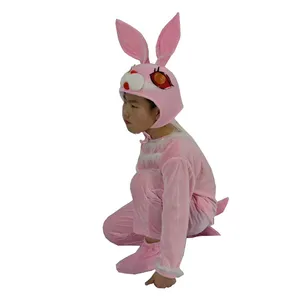 Drame pour enfants mignon petit animal rose rabbit performance costume