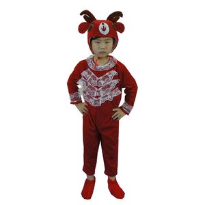 Drama pour enfants mignon petit animal Red Deer Performance Costumes