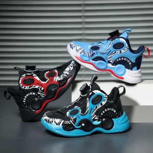 Kinderjurk Casual 370 Dames rotatie Buckle Fashion Shoes Boys 'Brand Basketball Sneakers 230717 625 614