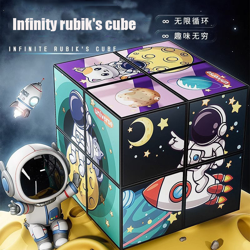 Children's educational toys changing infinite magic cube Solid geometry 3d thinking training
