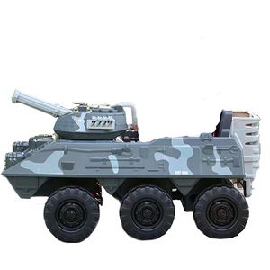 Children's Electric Car Four-wheel Drive Off-road Vehicle Outdoor Toys Game Armored Cars Tank Toy for Kids Ride On