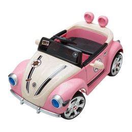 Voiture de jeu électrique à double entraînement pour enfants mignonne princesse 4 roues véhicule de jouet d'extérieur bébé voiture balade sur Motocicletas
